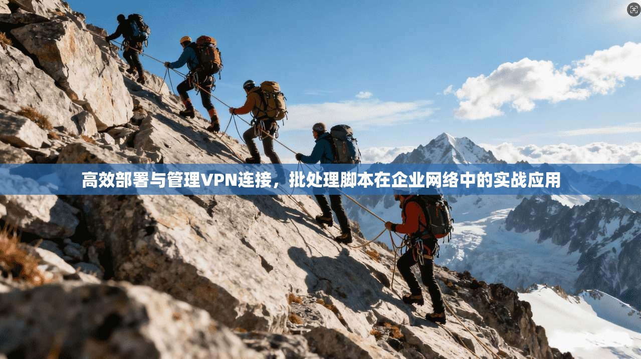 高效部署与管理VPN连接，批处理脚本在企业网络中的实战应用