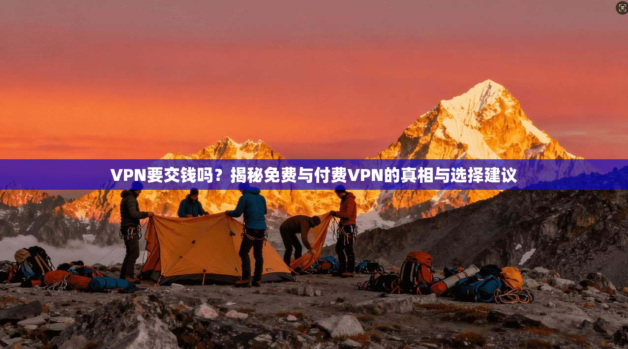 VPN要交钱吗？揭秘免费与付费VPN的真相与选择建议
