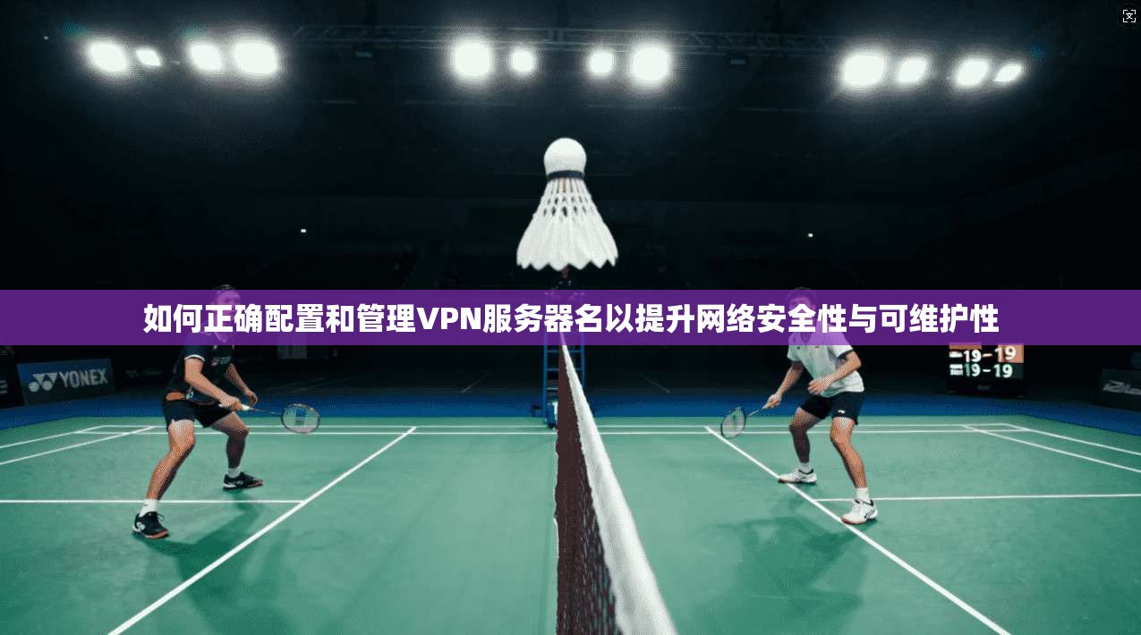 如何正确配置和管理VPN服务器名以提升网络安全性与可维护性 如何正确配置和管理VPN服务器名以提升网络安全性与可维护性