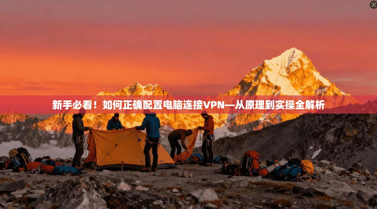 新手必看！如何正确配置电脑连接VPN—从原理到实操全解析