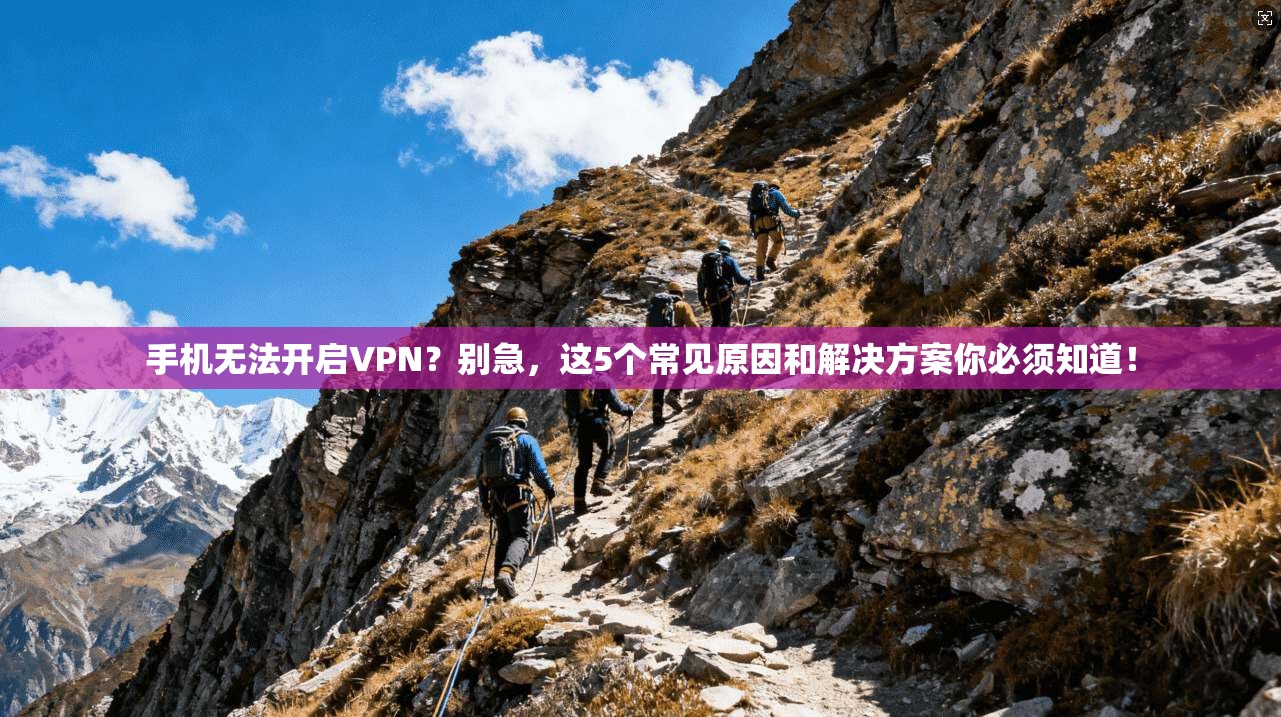手机无法开启VPN？别急，这5个常见原因和解决方案你必须知道！