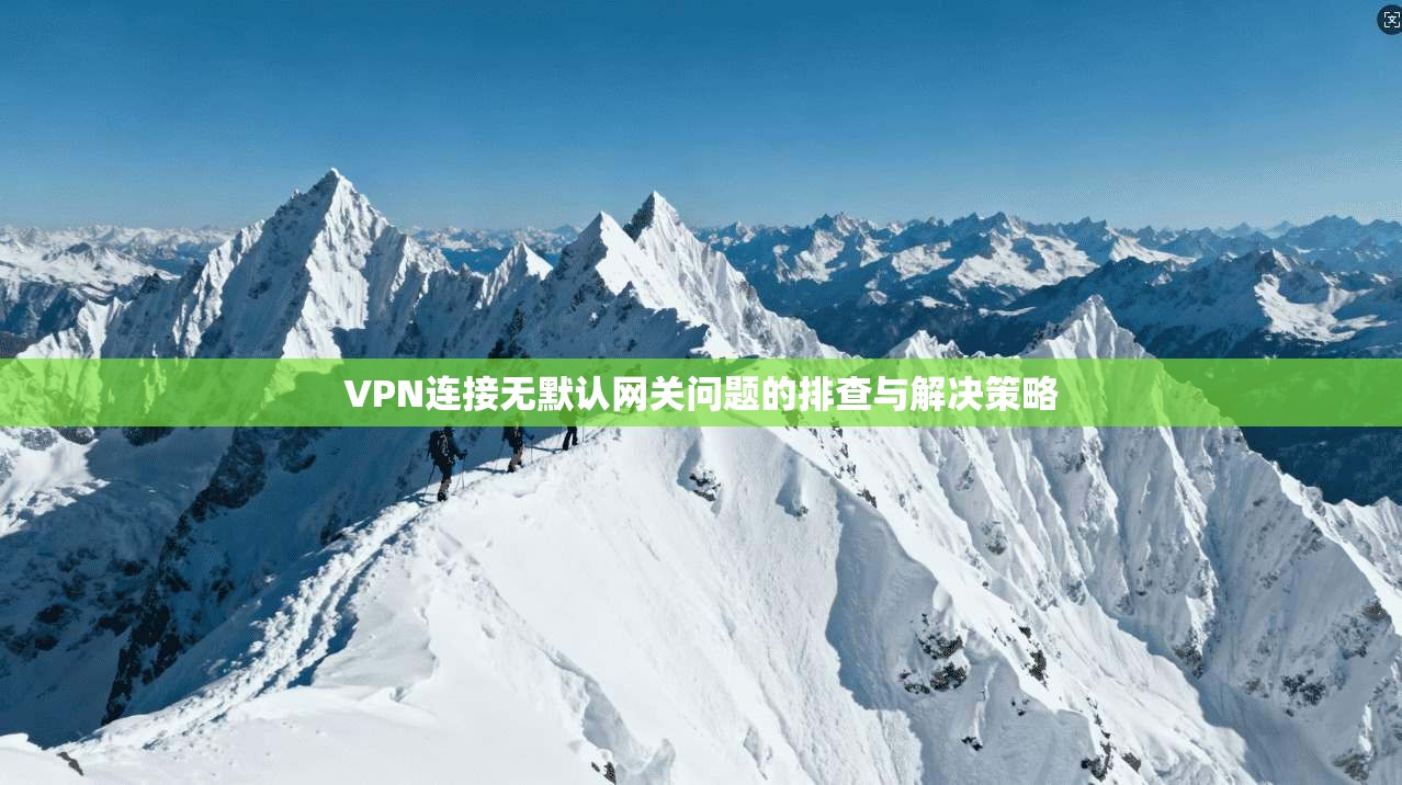 VPN连接无默认网关问题的排查与解决策略