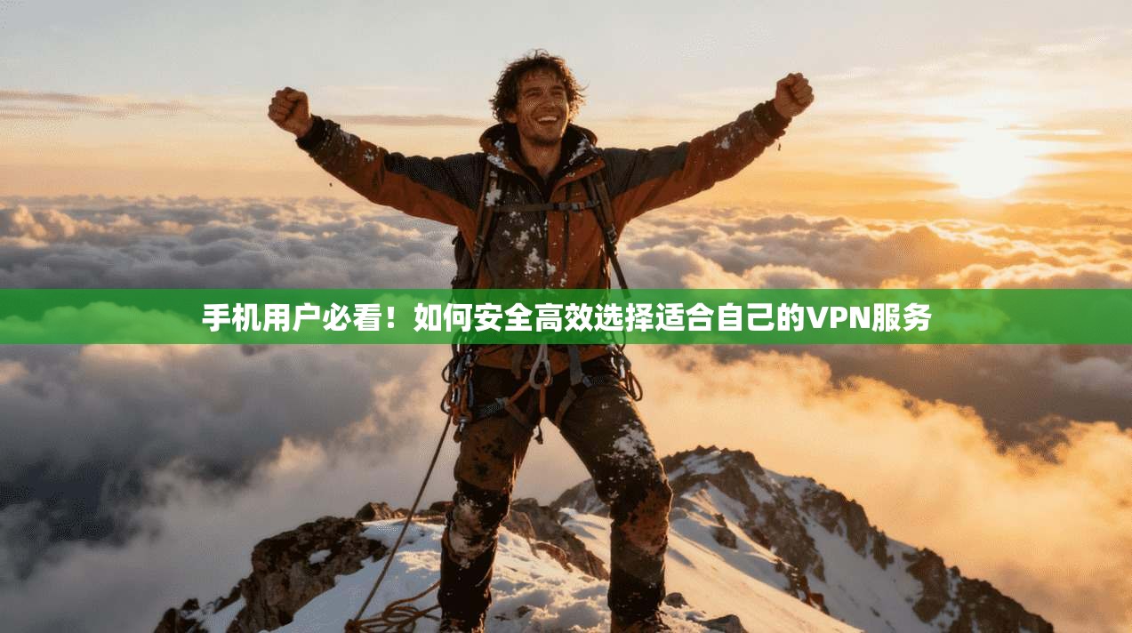 手机用户必看！如何安全高效选择适合自己的VPN服务