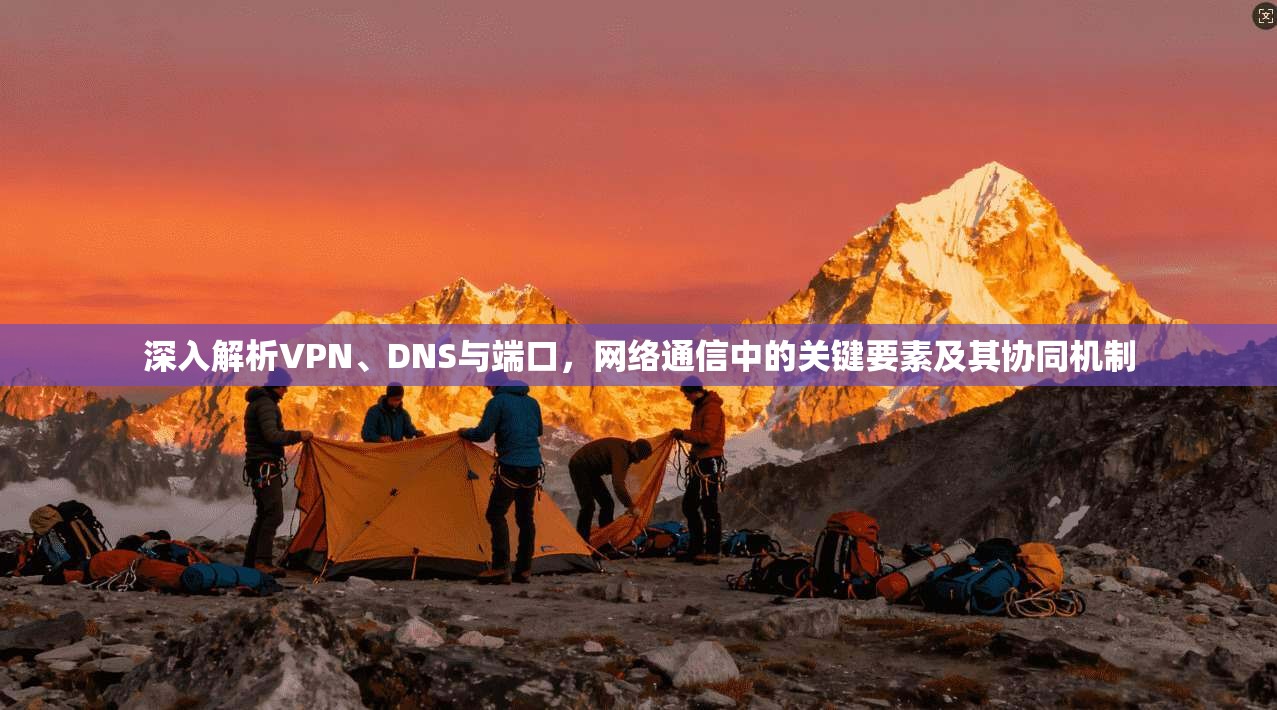 深入解析VPN、DNS与端口，网络通信中的关键要素及其协同机制