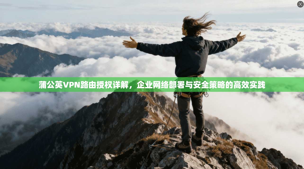 蒲公英VPN路由授权详解，企业网络部署与安全策略的高效实践