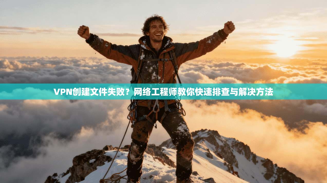 VPN创建文件失败?网络工程师教你快速排查与解决方法 VPN创建文件失败?网络工程师教你快速排查与解决方法