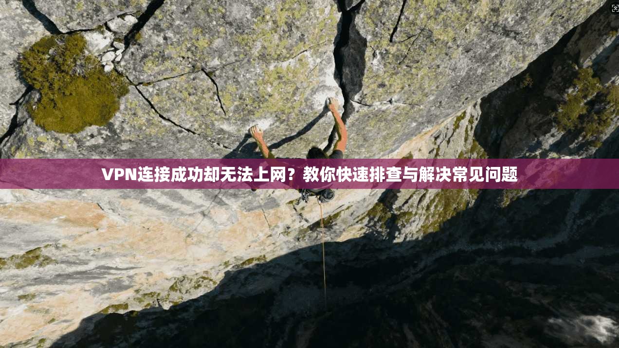 VPN连接成功却无法上网？教你快速排查与解决常见问题