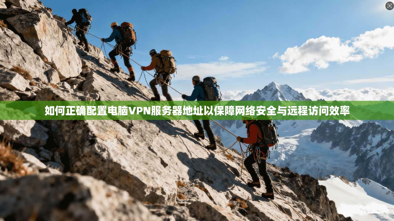 如何正确配置电脑VPN服务器地址以保障网络安全与远程访问效率