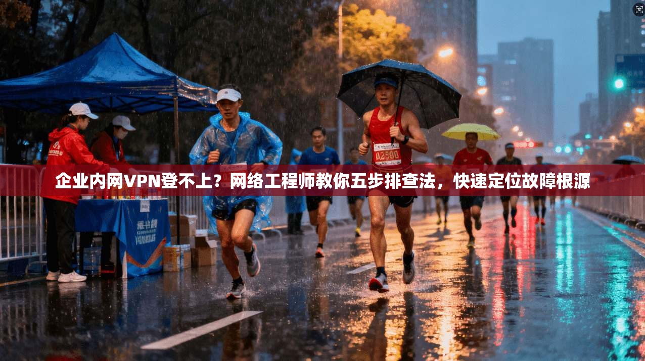 企业内网VPN登不上？网络工程师教你五步排查法，快速定位故障根源